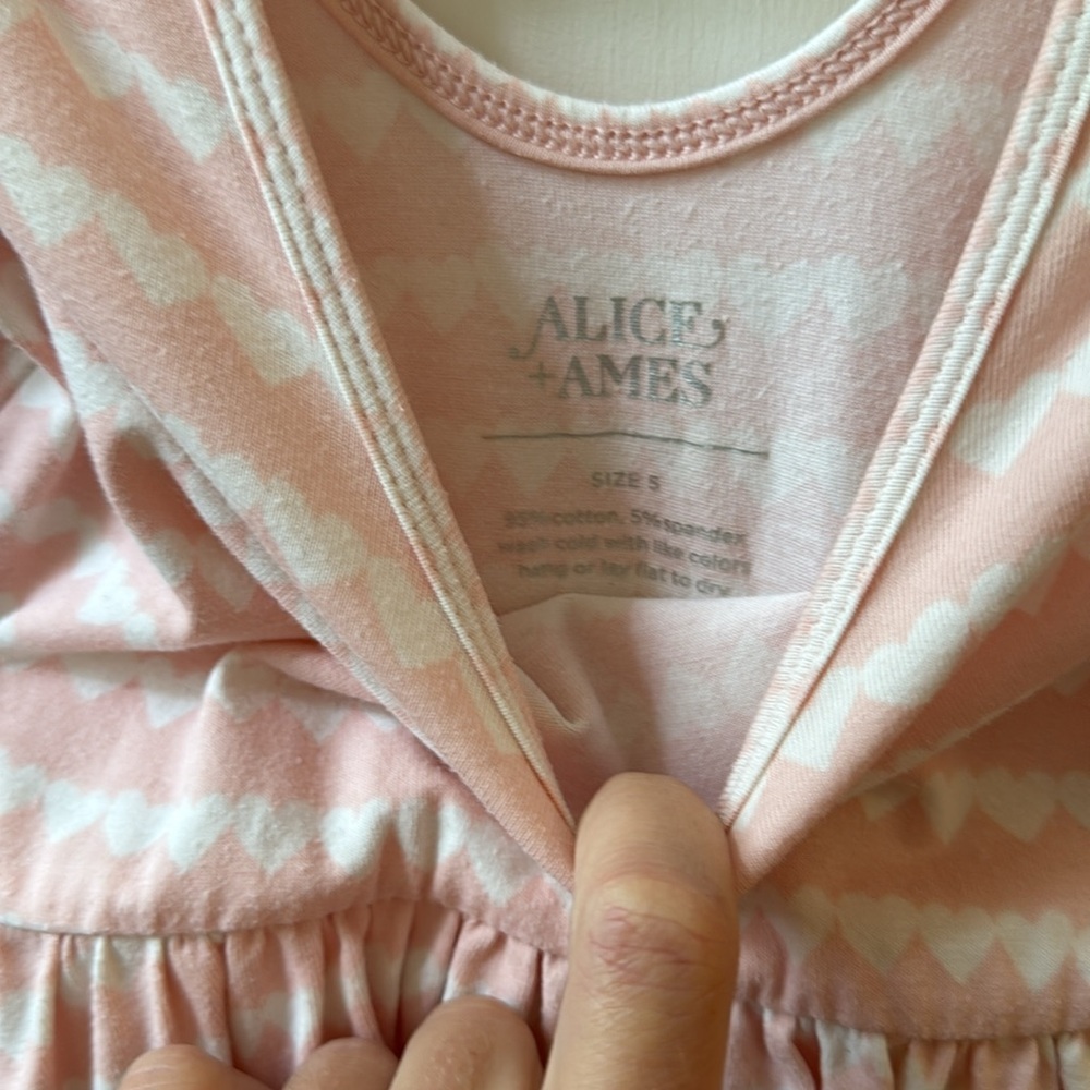 Alice + Ames Long Sleeve Ballet Dress, Size 5 - Picture 3 of 4